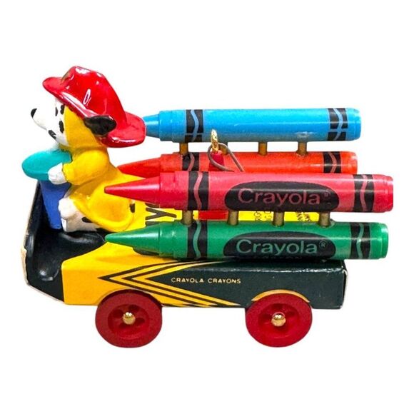 Hallmark Keepsake Ornament Set 1992 & 1996 Lot Handcrafted Crayola Crayon Series - Picture 8 of 16